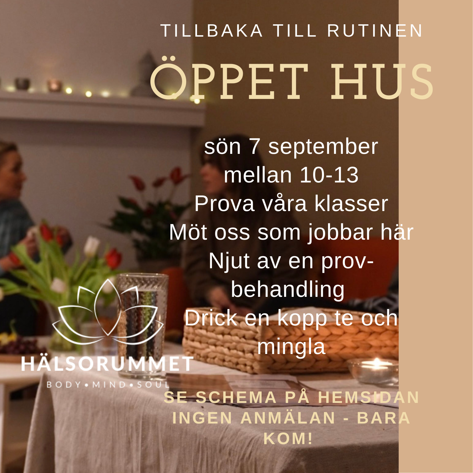 Öppet hus 7 september 