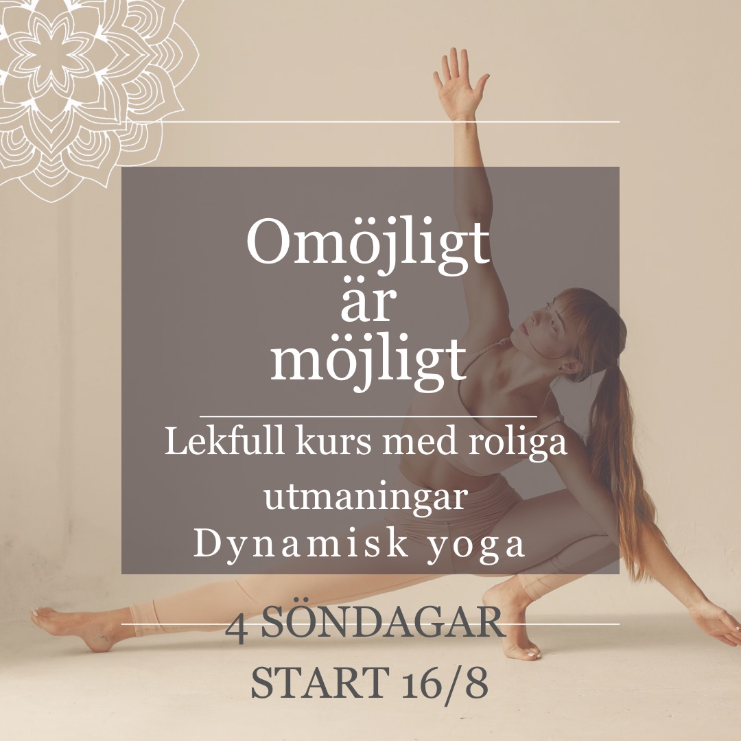Gör det Omöjliga Möjligt! Kurs 4 tillfällen - start 16/8